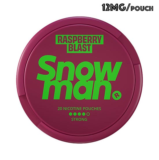 SNOWMAN RASPBERRY BLAST STRONG