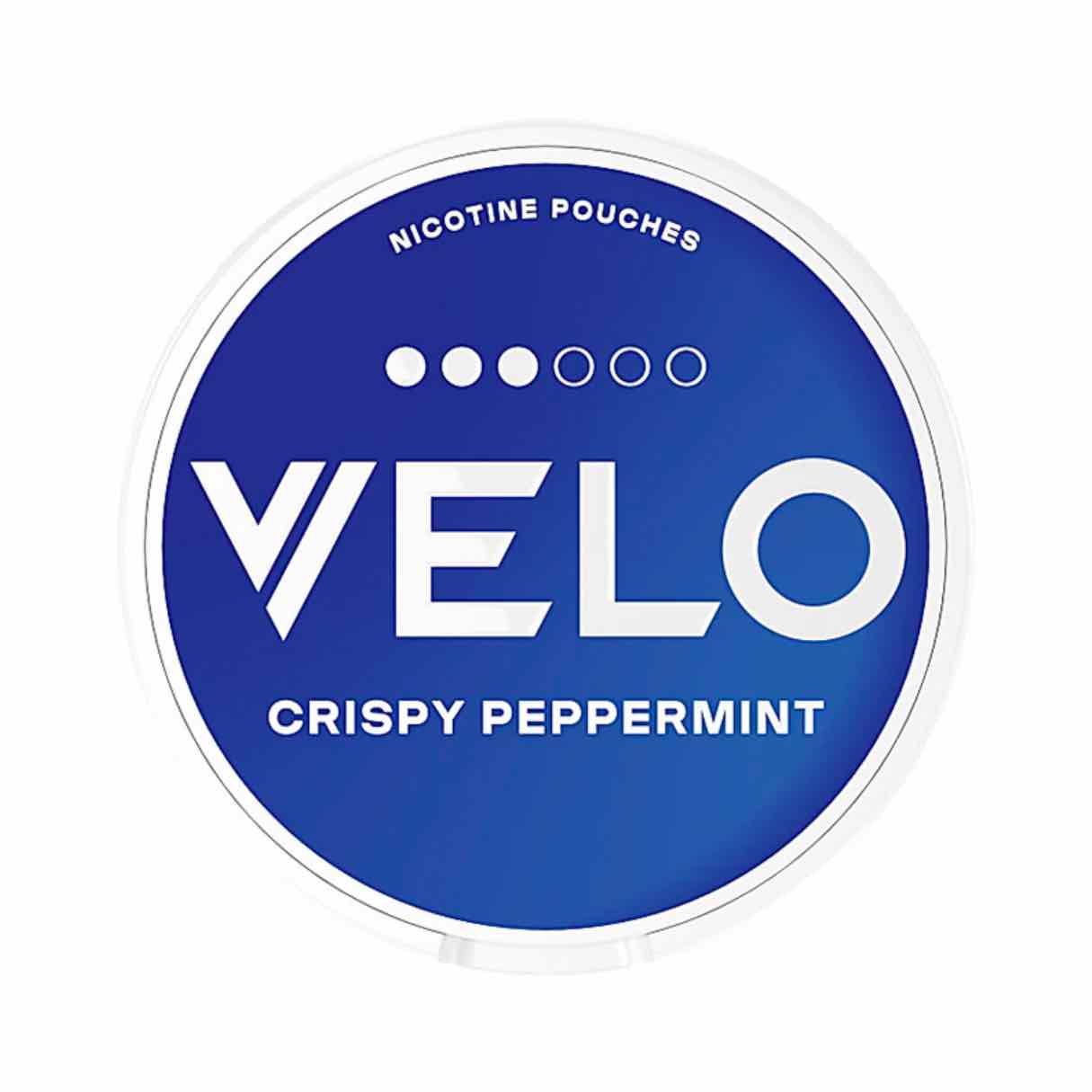 VELO CRISPY PEPPERMINT ICE COOL STRONG