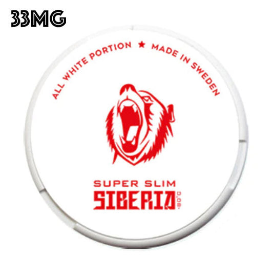 SIBERIA -80 ALL WHITE SUPER SLIM STRONG